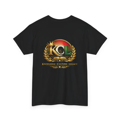 KCL Heritage Crest Tee — Knowledge • Culture • Legacy | Flagship Collection