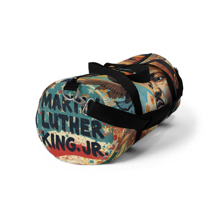 MLK Jr. Inspirational Portrait Duffel Bag — Motivational Travel Gym Bag