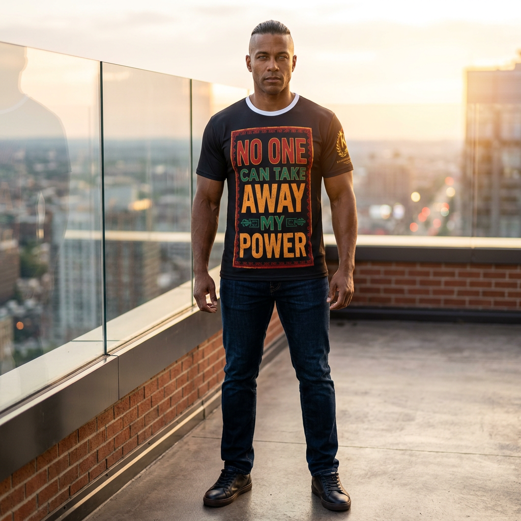 'No One Can Take Away My Power' Motivational Sports Tee
