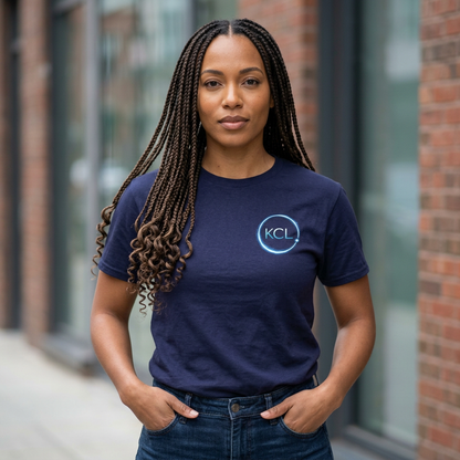 KCL Heritage Crest Tee — Knowledge • Culture • Legacy | Flagship Collection