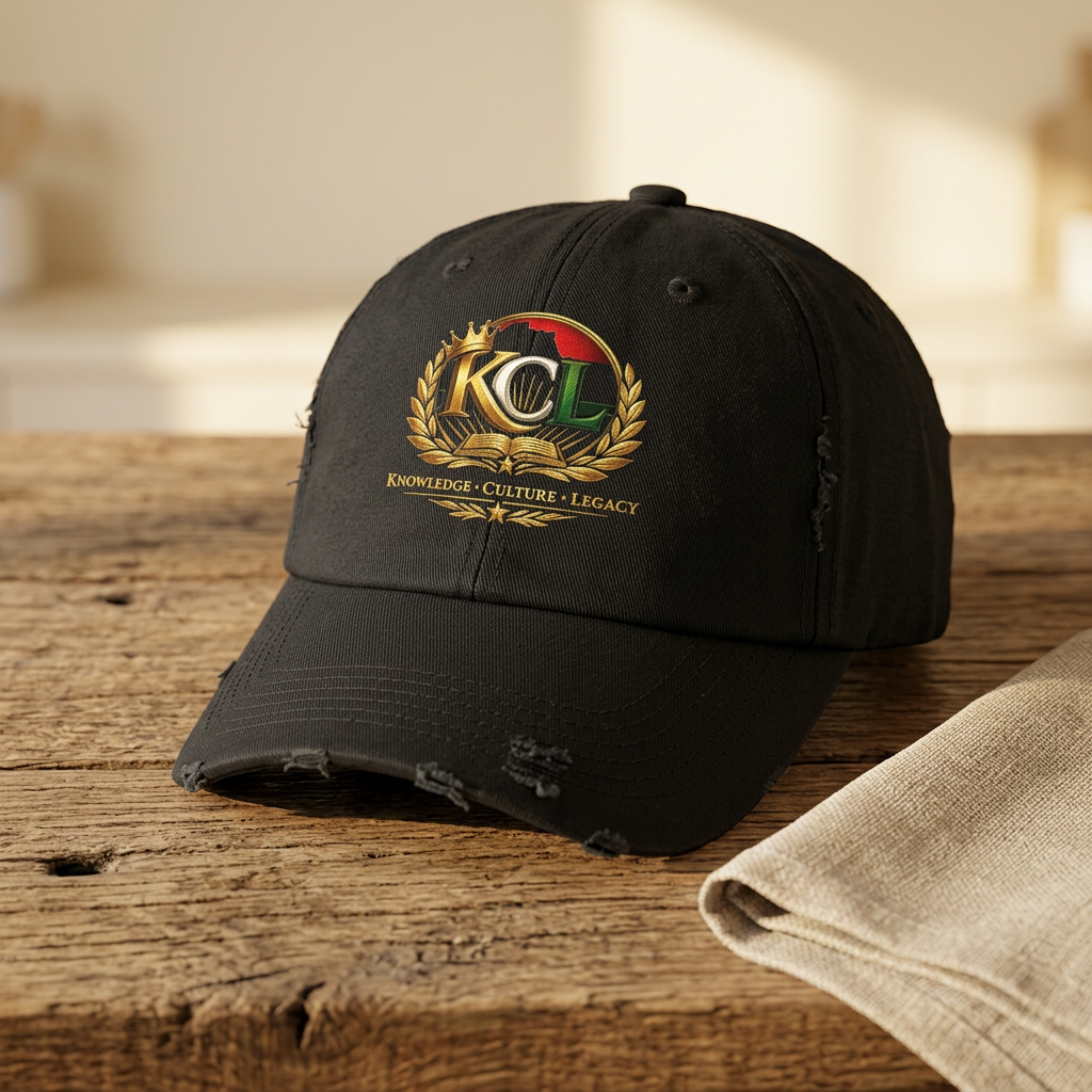 KCL Heritage Crest Cap — Knowledge • Culture • Legacy | Flagship Collection