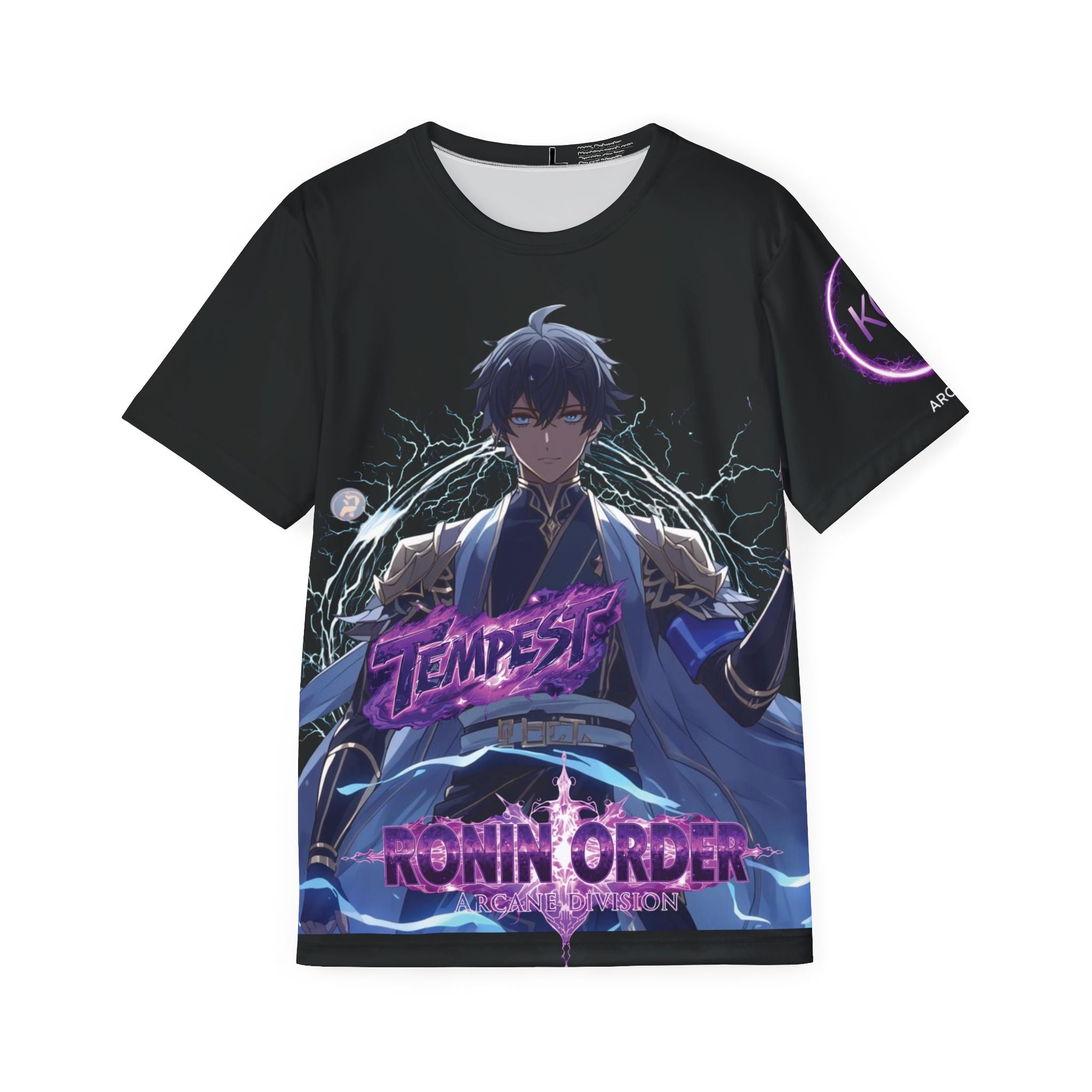 Tempest: Storm Ascendant Tee — Ronin Order Anime Streetwear Collection