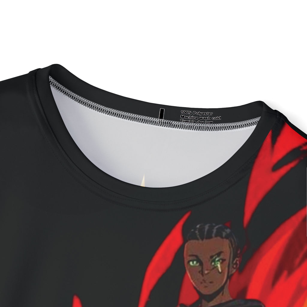 Lin: Inferno Vanguard Tee — Ronin Order Anime Streetwear Collection