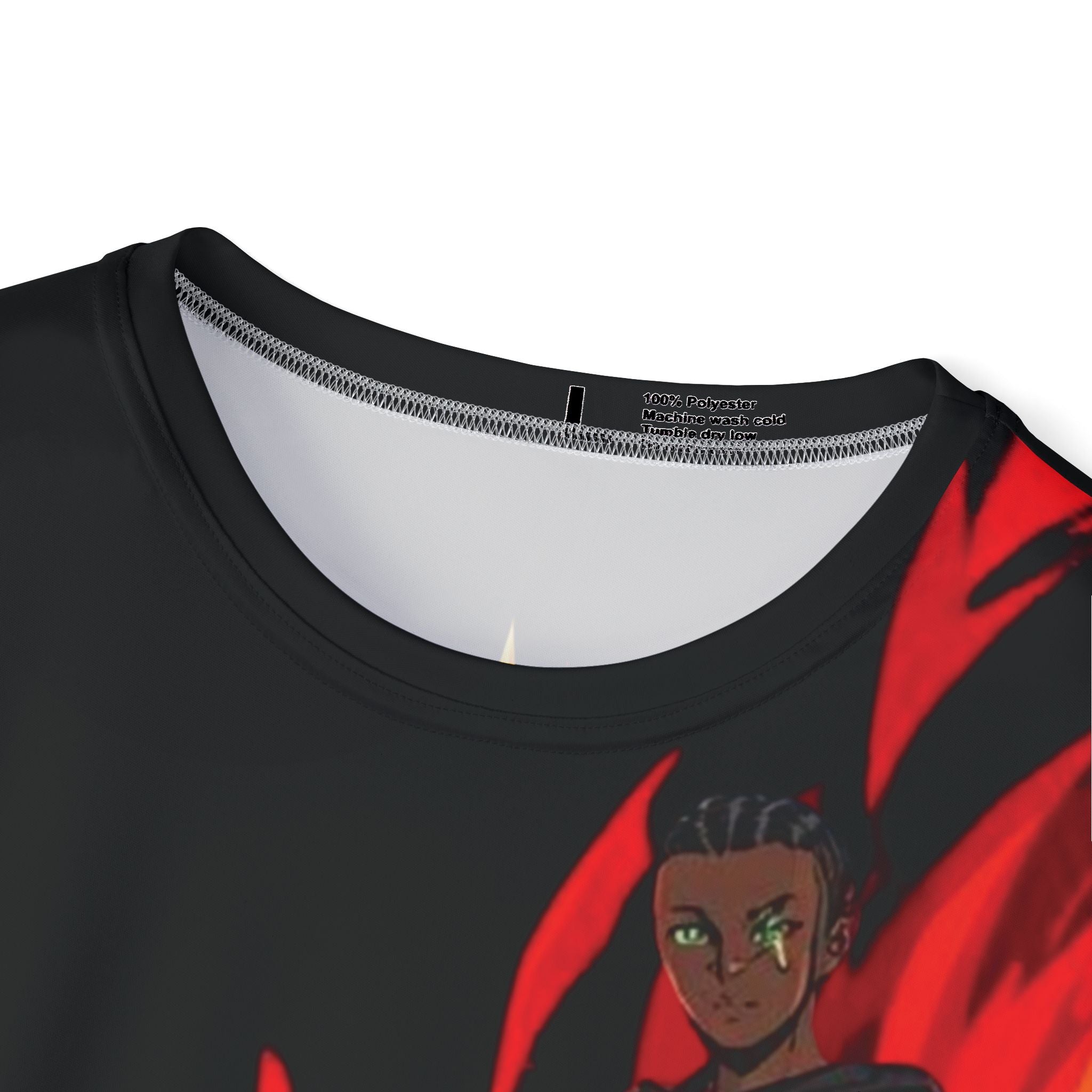 Lin: Inferno Vanguard Tee — Ronin Order Anime Streetwear Collection