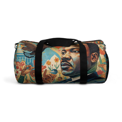 MLK Jr. Inspirational Portrait Duffel Bag — Motivational Travel Gym Bag